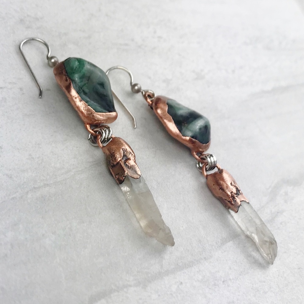NEW Free People Anchor Stone Earrings - Picture 8 of 11